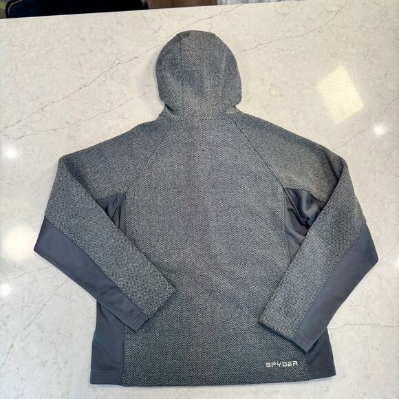 Spyder Boundless Quarter Zip Hoodie Men’s XL Grey Streetwear Cozy Gorpcore - Picture 3 of 16